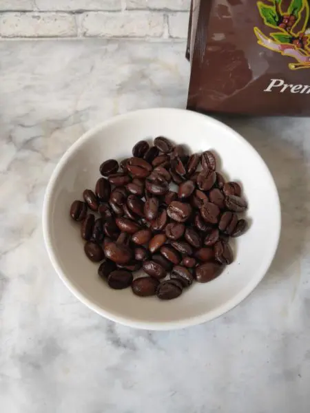 イノダコーヒ　プレミアムのコーヒー豆の状態