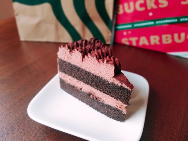 【スタバフード】チョコonチョコレートケーキのカロリー・糖質・感想