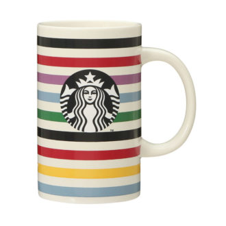 Starbucks マグカップ Kate Spade ストライプ 355ml